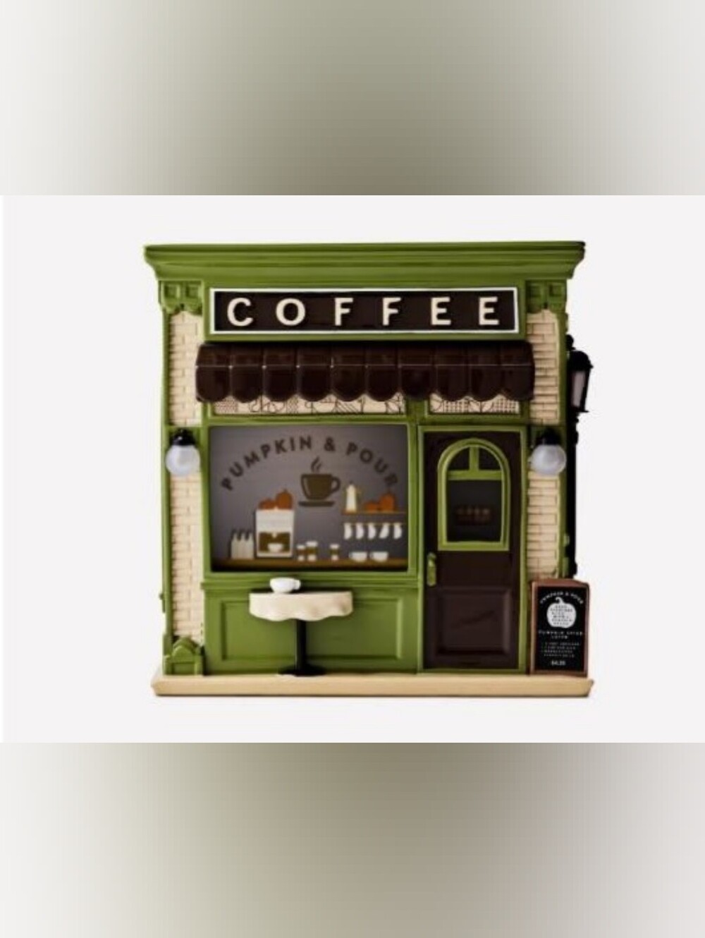 Bath And Body Works Light Up Coffee Shop Bookstore Candle Holder